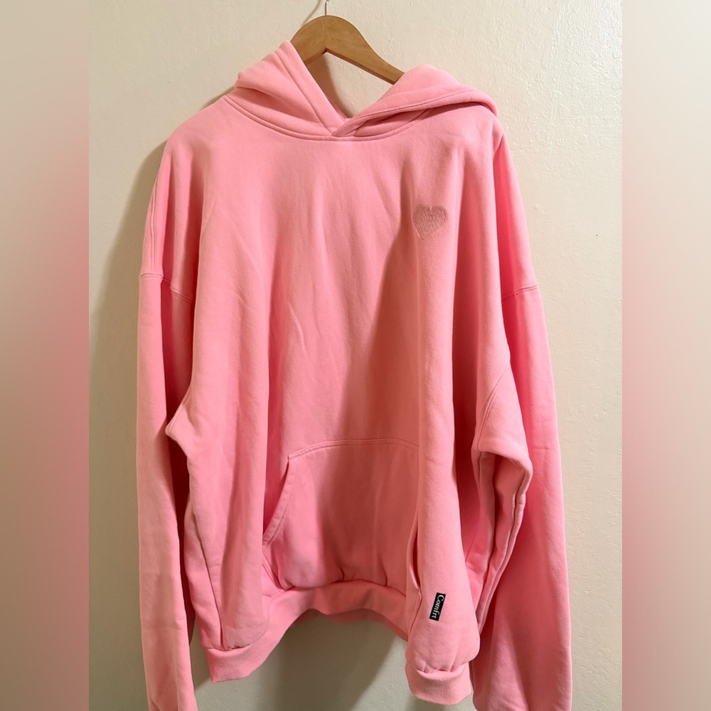 Comfrt "Love" Oversized Hoodie - Petal Pink Size 3XL limited edition like new - Picture 3 of 14